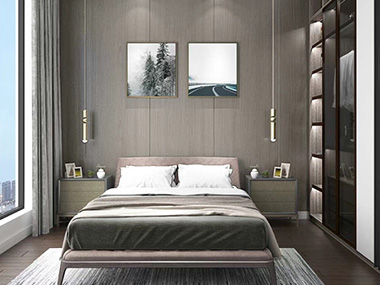 极简轻奢卧室家居